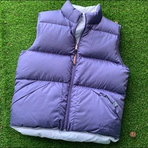 L.L. Bean Reversible Puffer Vest 💜🤍